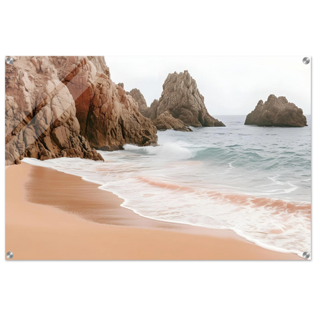 "Whispers of the Shore" – Tranquil Coastal Fine Art Photography | Wall art print - Acrylic Print - 60x90 cm / 24x36″ - 