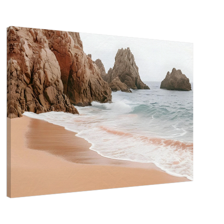 "Whispers of the Shore" – Tranquil Coastal Fine Art Photography | Wall art print - Canvas - 60x90 cm / 24x36″ - 