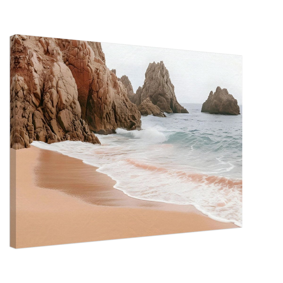 "Whispers of the Shore" – Tranquil Coastal Fine Art Photography | Wall art print - Canvas - 50x75 cm / 20x30″ - 