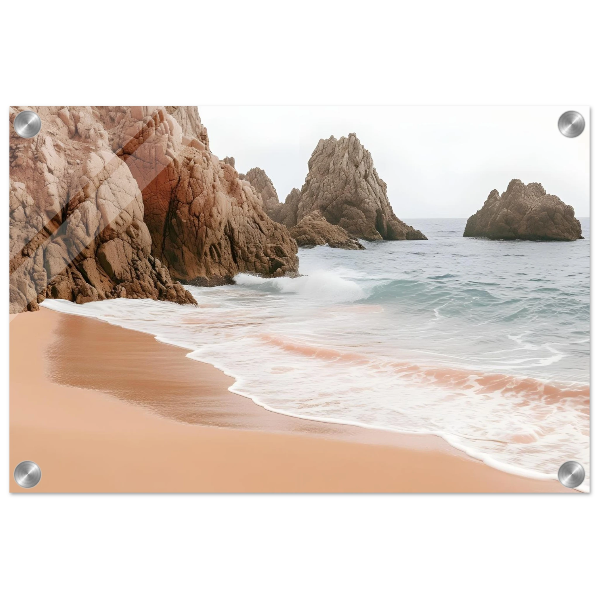 "Whispers of the Shore" – Tranquil Coastal Fine Art Photography | Wall art print - Acrylic Print - 30x45 cm / 12x18″ - 