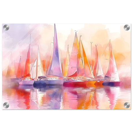 Whispers of the Wind | Contemporary Watercolor Seascape - Acrylic Print - 30x45 cm / 12x18″ - 