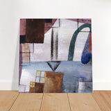 White Easter II by Paul Klee - Brushed Aluminum Print - 40x40 cm / 16x16″ - 