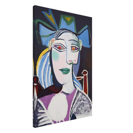 Woman In a Blue Hat by Pablo Picasso - Canvas - 60x90 cm / 24x36″ - Slim