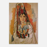 Woman In A Mantilla By Pablo Picasso - Aluminum Print - 70x100 cm / 28x40″ - 