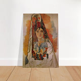 Woman In A Mantilla By Pablo Picasso - Brushed Aluminum Print - 60x90 cm / 24x36″ - 