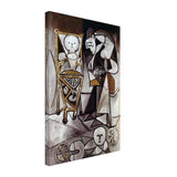 Woman Surrounded by Her Children by Pablo Picasso 1950 - Canvas - 40x60 cm / 16x24″ - Thick