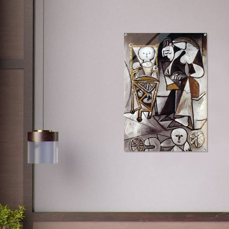 Woman Surrounded by Her Children by Pablo Picasso 1950 - Acrylic Print - 70x100 cm / 28x40″ - 