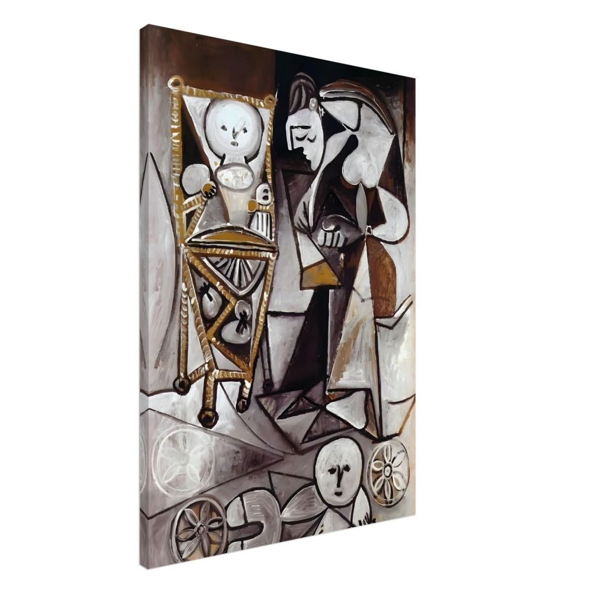 Woman Surrounded by Her Children by Pablo Picasso 1950 - Canvas - 70x100 cm / 28x40″ - Thick
