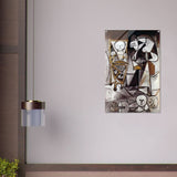 Woman Surrounded by Her Children by Pablo Picasso 1950 - Acrylic Print - 60x90 cm / 24x36″ - 