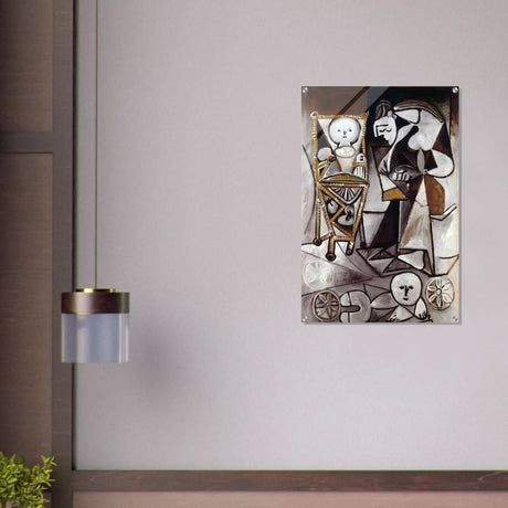Woman Surrounded by Her Children by Pablo Picasso 1950 - Acrylic Print - 60x90 cm / 24x36″ - 