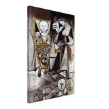 Woman Surrounded by Her Children by Pablo Picasso 1950 - Canvas - 50x75 cm / 20x30″ - Thick