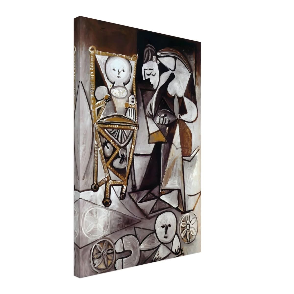 Woman Surrounded by Her Children by Pablo Picasso 1950 - Canvas - 40x60 cm / 16x24″ - Slim