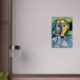Woman with yellow hat (Jacqueline) by Pablo Picasso - Acrylic Print - 50x75 cm / 20x30″ - 