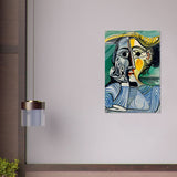 Woman with yellow hat (Jacqueline) by Pablo Picasso - Acrylic Print - 60x90 cm / 24x36″ - 