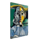 Woman with yellow hat (Jacqueline) by Pablo Picasso - Canvas - 50x75 cm / 20x30″ - Thick