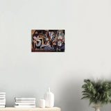 Women of Algiers after Delacroix by Pablo Picasso 1955 - Wood Prints - 30x45 cm / 12x18″ - 20 mm