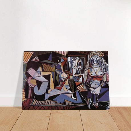 Women of Algiers after Delacroix by Pablo Picasso 1955 - Brushed Aluminum Print - 50x75 cm / 20x30″ - 