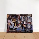 Women of Algiers after Delacroix by Pablo Picasso 1955 - Brushed Aluminum Print - 70x100 cm / 28x40″ - 