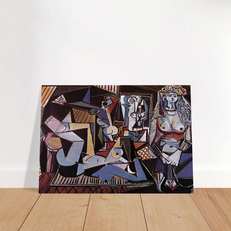 Women of Algiers after Delacroix by Pablo Picasso 1955 - Brushed Aluminum Print - 70x100 cm / 28x40″ - 
