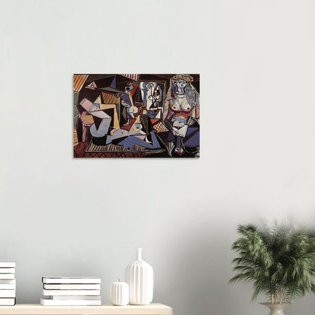 Women of Algiers after Delacroix by Pablo Picasso 1955 - Wood Prints - 40x60 cm / 16x24″ - 10 mm