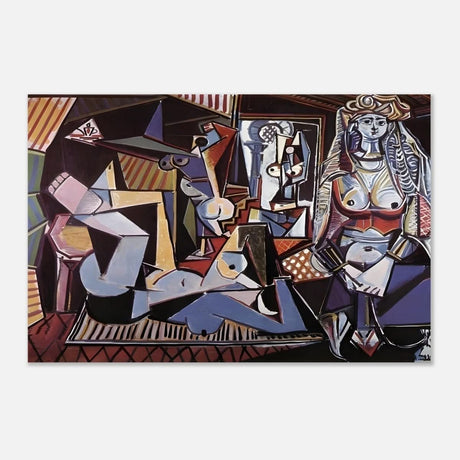 Women of Algiers after Delacroix by Pablo Picasso 1955 - Aluminum Print - 60x90 cm / 24x36″ - 