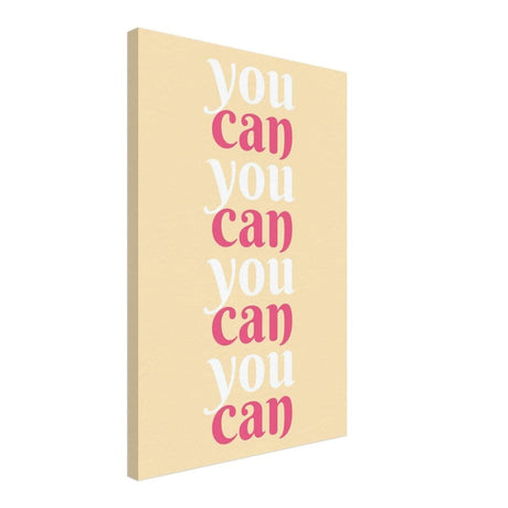 "You Can" | Motivational Art wall art print - Canvas - 40x60 cm / 16x24″ - 