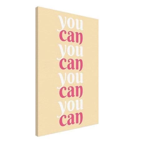 "You Can" | Motivational Art wall art print - Canvas - 50x75 cm / 20x30″ - 