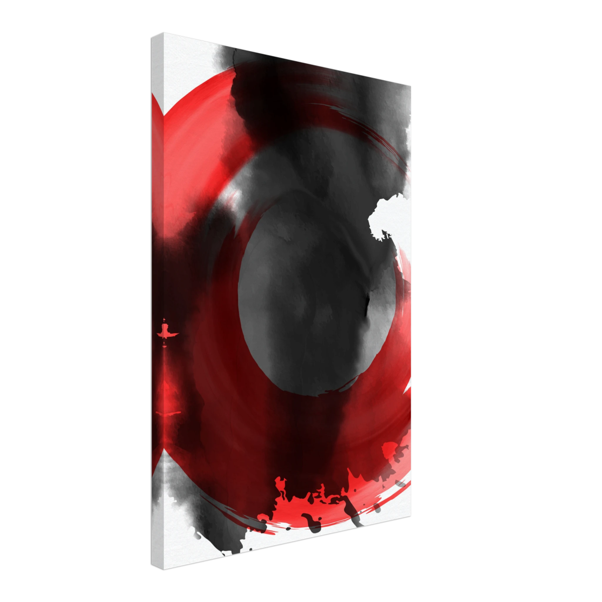 Zen Chaos – Abstract Ink Wash Art Print - Acrylic Print - 20x30 cm / 8x12″ - 