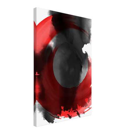 Zen Chaos – Abstract Ink Wash Art Print - Acrylic Print - 20x30 cm / 8x12″ - 