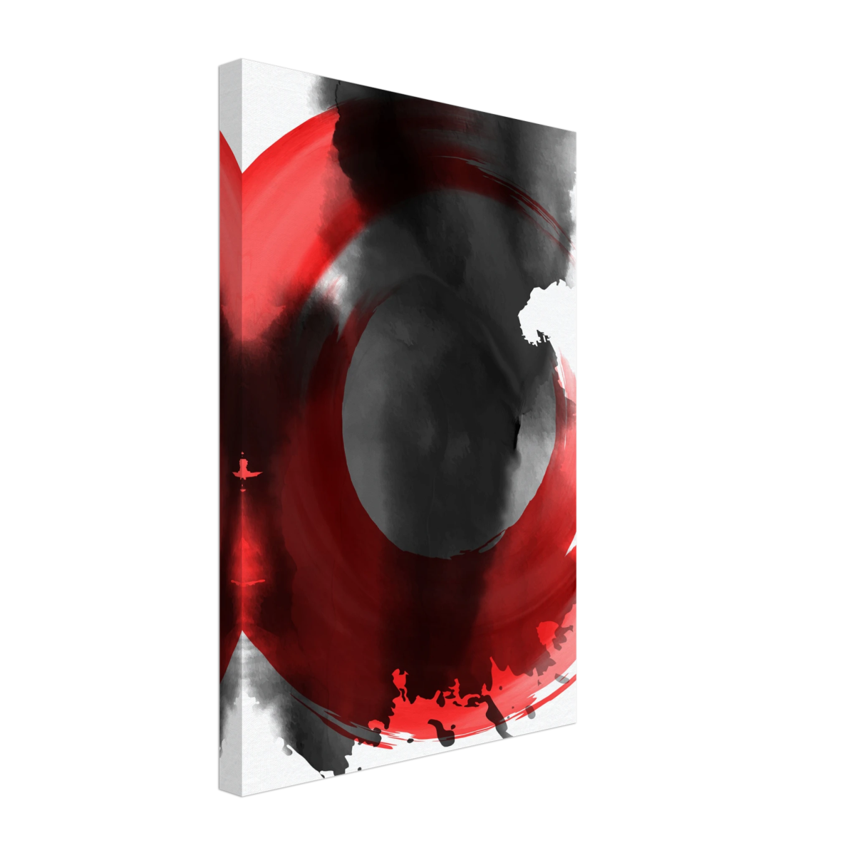 Zen Chaos – Abstract Ink Wash Art Print - Acrylic Print - 20x30 cm / 8x12″ - 