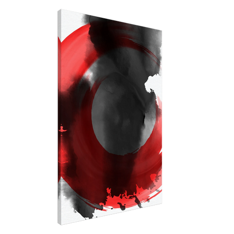Zen Chaos – Abstract Ink Wash Art Print - Acrylic Print - 20x30 cm / 8x12″ - 